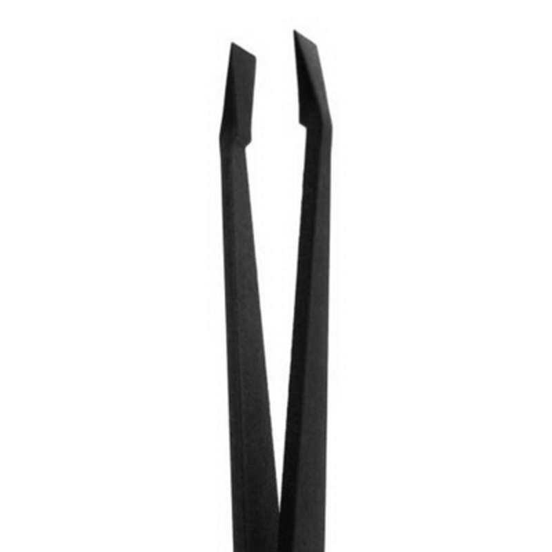 CONDUCTIVE TWEEZERS 4.7" CLEAN ROOM SAFE CARBON FIBER